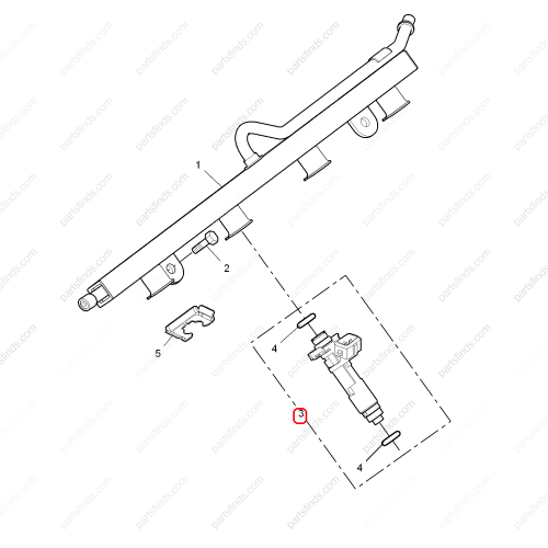 MG Fuel injector OEM MJY90055B FOR  MG6