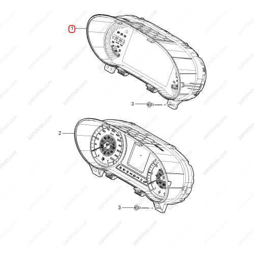 MG Combination instrument assembly OEM 10859759 FOR  MG ZS