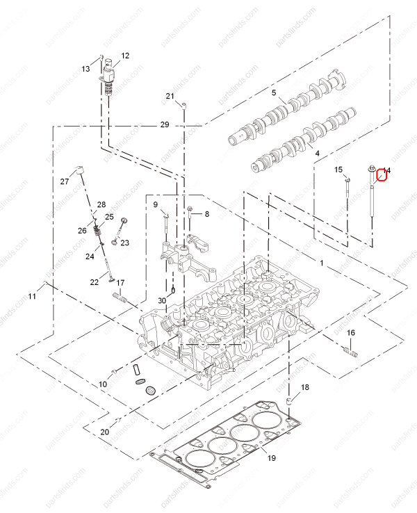 MG Cylinder head screw OEM BLT200019 FOR MG350 MG3 MG5 MG3 Xross