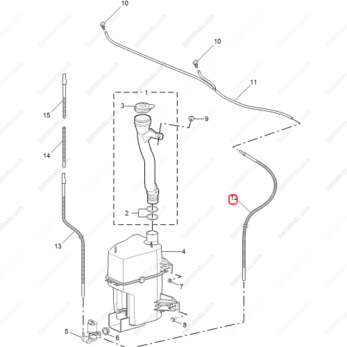 MG Wiper spray pipe OEM 10229181 FOR  MG ZS