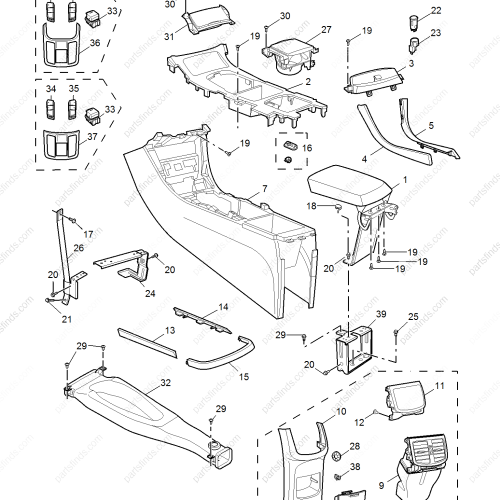 MG Ashtray OEM 10082252ESA FOR  MG6