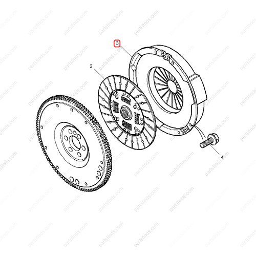 MG Clutch Pressure Plate OEM 10016634 FOR  MG550 MG6 MG750