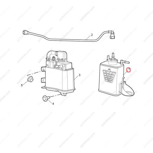 MG Activated carbon canister OEM 10131670 FOR  MG6 MG5