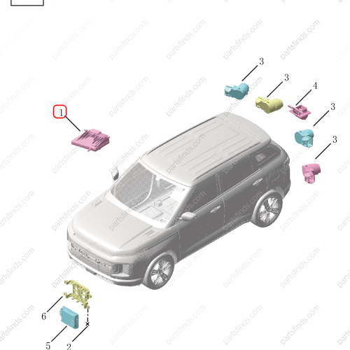 GEELY Camera OEM 7088032000 / 6600014250 FOR  Coolray