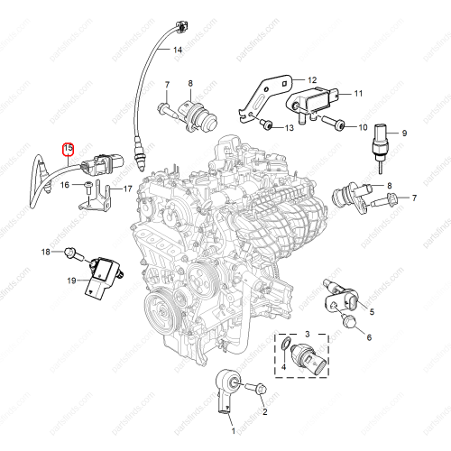 MG Oxygen sensor OEM 10854777 FOR  MG5