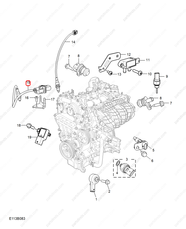 MG Oxygen sensor OEM 10854777 FOR  MG5