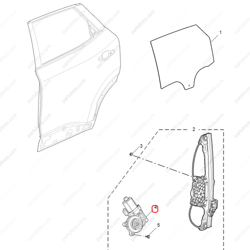 MG Window Lift Motor OEM 10304374 FOR  MG HS