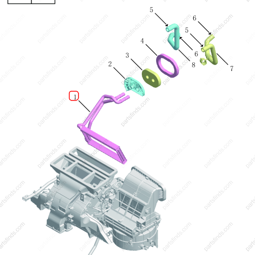 GEELY Warm water tank OEM 8017014700 / 6600137344 FOR  Coolray