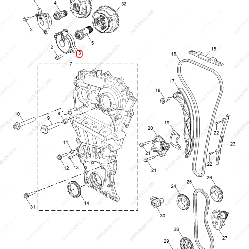 MG Camshaft Adjuster Solenoid Valve OEM 10579368 FOR  MG5