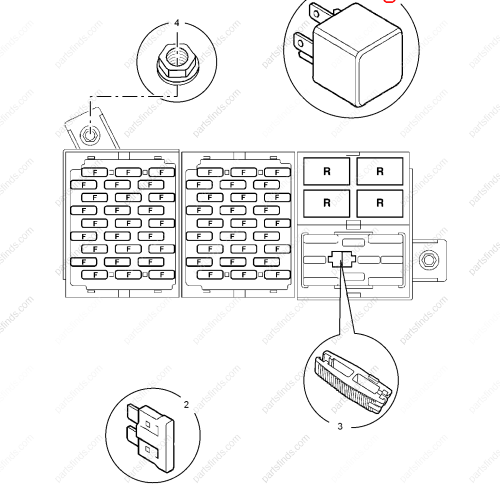 MG Relay OEM YWB000440 FOR  MG550 MG ZS MG6 MG750 MG3 MG3 Xross