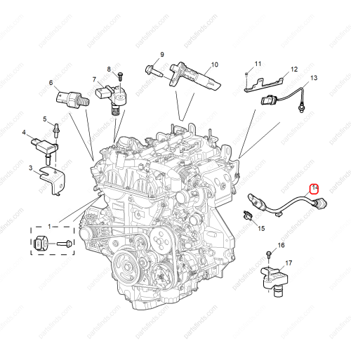 MG Oxygen sensor OEM 11139411 FOR  MG GT