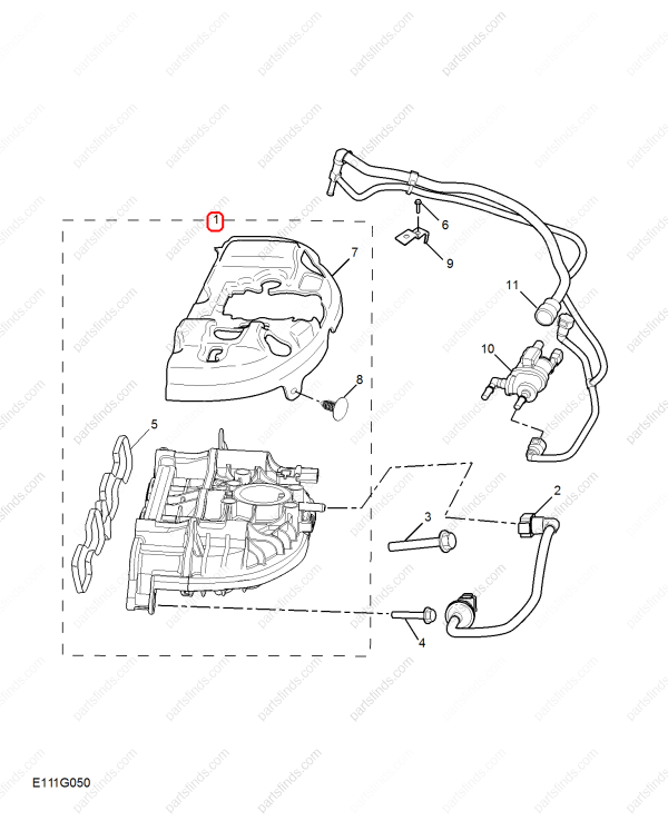 MG Intake manifold OEM 10416447 FOR  MG6 MG5 MG HS