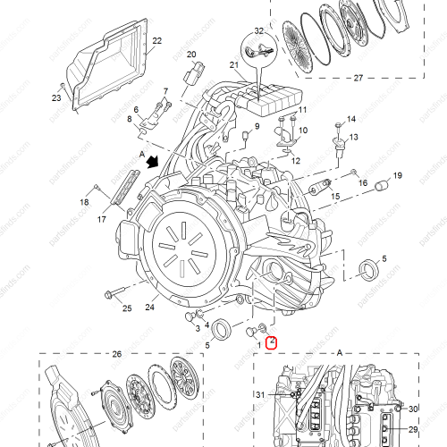 MG Transmission drain plug gasket OEM 10004211 FOR  MG550 MG350 MG6 MG750