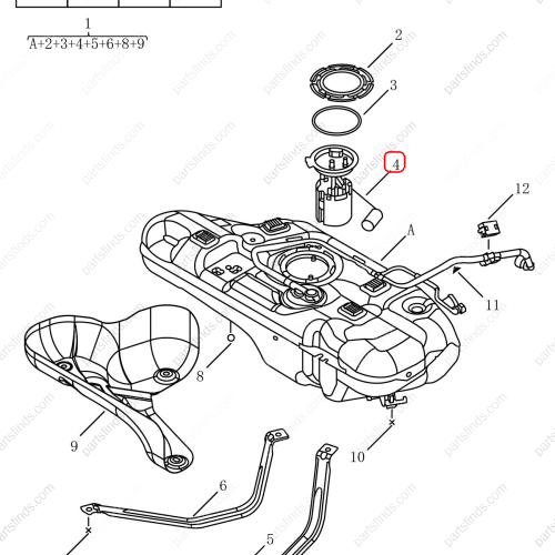 GEELY Fuel pump assembly OEM 2010050100 / 6600276979 FOR  Coolray