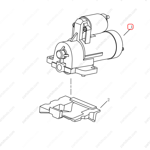 GEELY Starter motor OEM 2043000700 / 1016053695 FOR  Emgrand X7 Sport