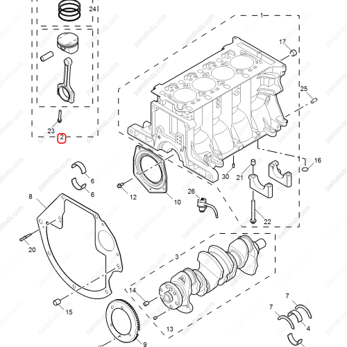 MG Piston OEM 11143081 FOR  MG ZS MG5 MG GT