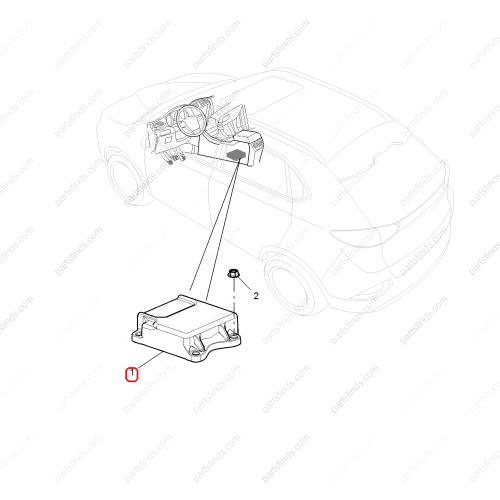 MG Airbag control unit OEM 10099168 FOR  MG GS