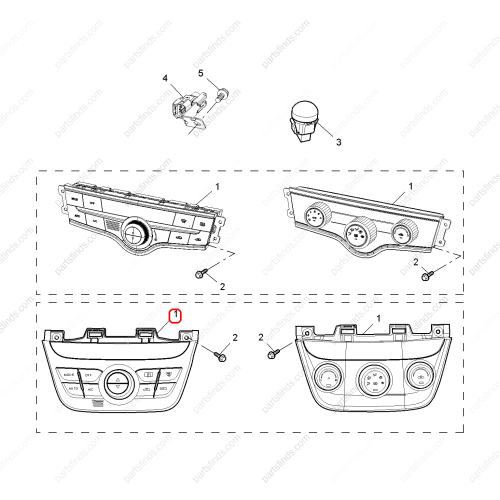 MG Air conditioning control panel OEM 10179958ESA FOR  MG350