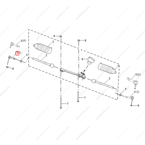 MG Tie Rod End OEM 10180856 FOR  MG6 MG GT