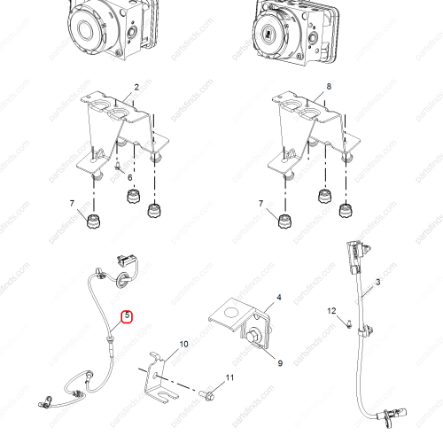 MG ABS sensor OEM 11252364 FOR  RX5 MG GS