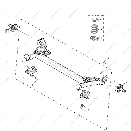 MG Steering Knuckle OEM 10093400 FOR