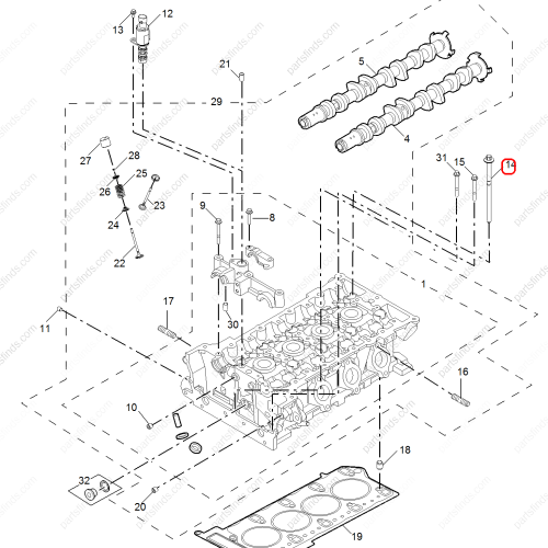 MG Cylinder head screw OEM 99000073 FOR  MG ZS MG5 MG GT