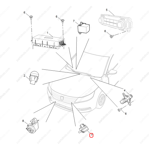 MG Temperature sensor OEM 10175065 FOR  MG ZS RX8 MG6 MG5 MG HS MG GT RX5