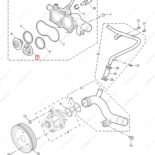 MG Thermostat OEM THM200001 FOR  MG ZS MG350 MG3 MG5 MG GT MG3 Xross