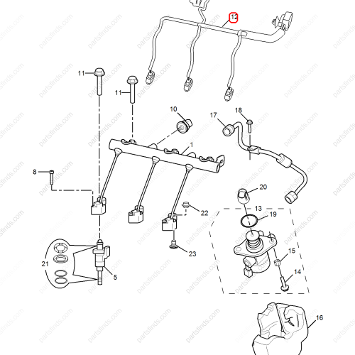 MG Fuel injector wiring harness OEM 55577401 FOR  MG ZS