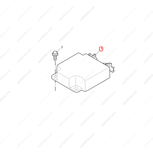 MG Airbag control unit OEM 10001801 FOR  MG550 MG6