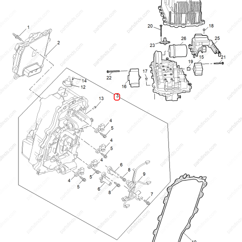 MG Transmission valve body OEM 24274815 FOR  MG GS