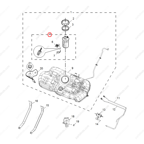 MG Fuel pump assembly OEM 10259938 FOR  MG350 MG5