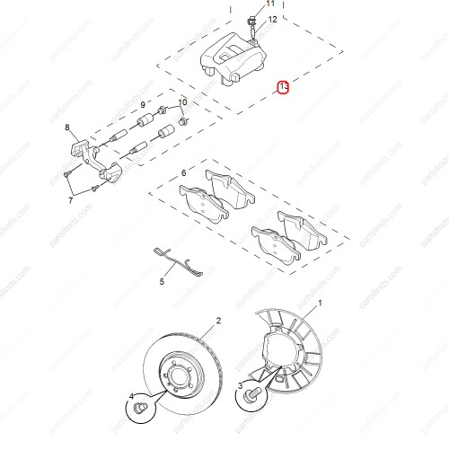 MG Wheel Cylinder OEM 10886597 FOR  MG HS