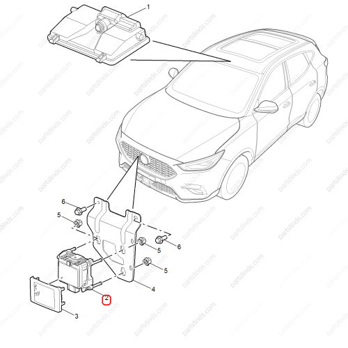 MG Cruise computer bracket OEM 10686730 FOR  MG ZS