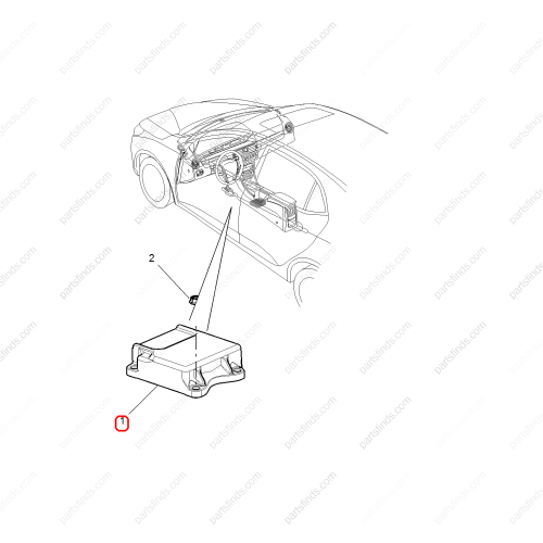 MG Airbag control unit OEM 10130684 FOR