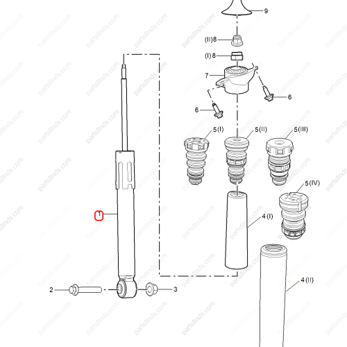 MG Shock absorber OEM 11546541 FOR  MG5