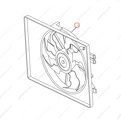 GEELY Electric fan OEM 2078000600 / 1066030181 FOR  Emgrand GT