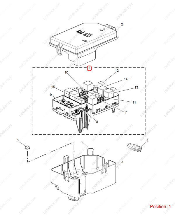 MG Fuse box OEM 10228908 FOR MG ZS