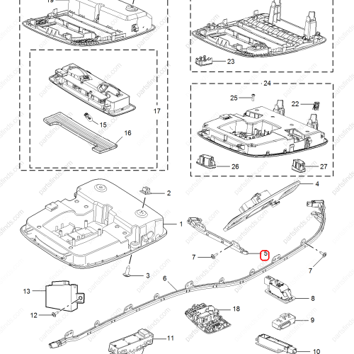 MG Ambient lighting OEM 10448063 FOR  MG HS