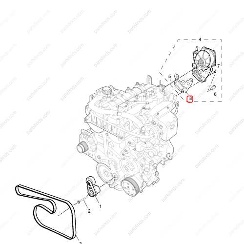 MG Brake vacuum pump gasket OEM 12639143 FOR  RX5