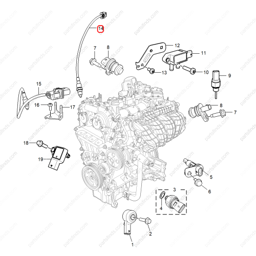 MG Oxygen sensor OEM 10912256 FOR  MG5