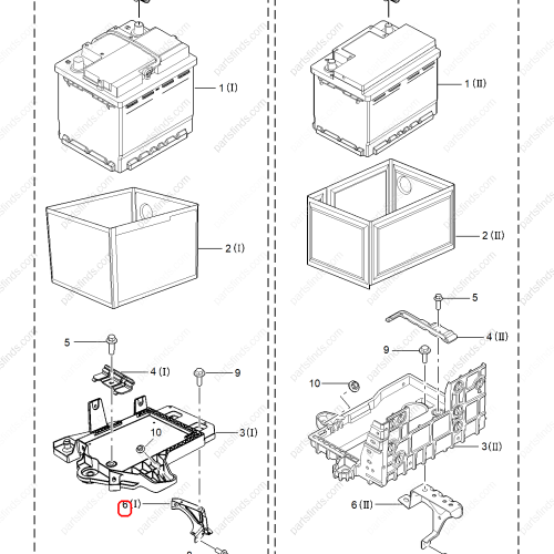 MG Battery bracket OEM 11631170 FOR  MG5