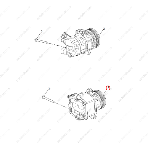 MG A/C Compressor OEM 11307777 FOR  MG5