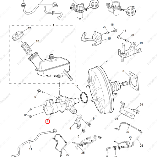 MG Brake master cylinder OEM 10630937 FOR  MG5 MG GT