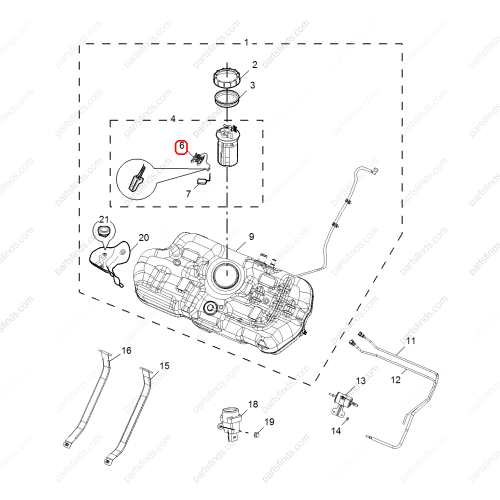 MG Fuel Level Sensor OEM 10031601 FOR  MG350 MG5