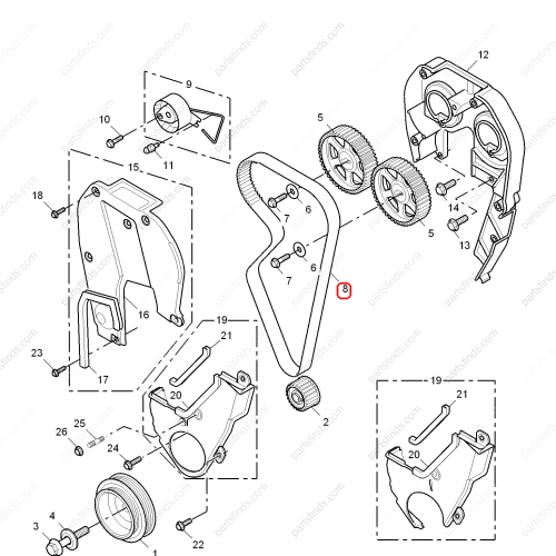 MG Timing belt OEM LHN100560 FOR  MG550 MG6