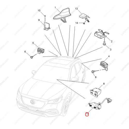 MG USB port OEM 11142919 FOR  MG HS