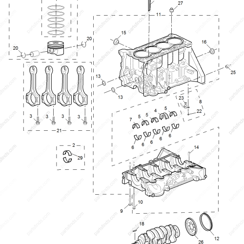 MG Piston OEM 11300837 FOR  MG6 MG5 MG HS