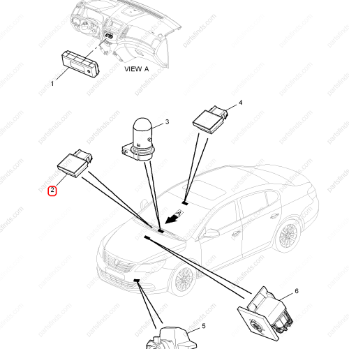 MG Interior temperature sensor OEM 10236282 FOR  RX8 MG6 MG5 MG HS MG GT RX5