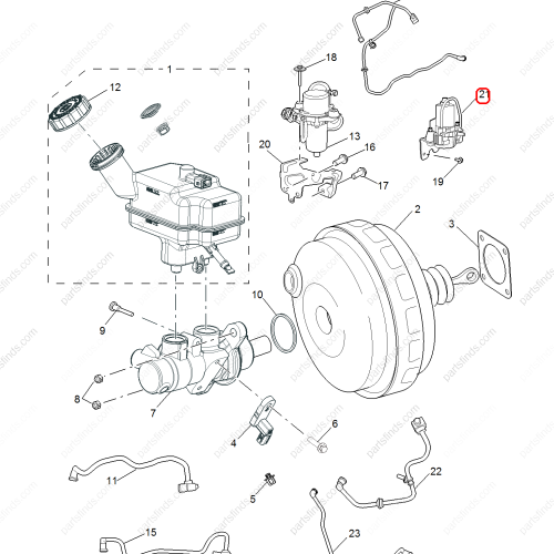 MG Brake vacuum pump OEM 10571609 FOR  MG HS